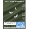 image:imageCOOFANDY Mens Casual Shorts 7 Stretch Golf Shorts with 4 Pockets Quick Dry Lightweight Shorts Dress for Hiking WorkArmy Green