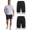 image:imageCOOFANDY Mens Casual Shorts 7 Stretch Golf Shorts with 4 Pockets Quick Dry Lightweight Shorts Dress for Hiking WorkBlack