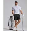 image:imageCOOFANDY Mens Casual Shorts 7 Stretch Golf Shorts with 4 Pockets Quick Dry Lightweight Shorts Dress for Hiking WorkBlack