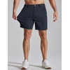 image:imageCOOFANDY Mens Casual Shorts 7 Stretch Golf Shorts with 4 Pockets Quick Dry Lightweight Shorts Dress for Hiking WorkNavy Blue