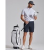 image:imageCOOFANDY Mens Casual Shorts 7 Stretch Golf Shorts with 4 Pockets Quick Dry Lightweight Shorts Dress for Hiking WorkNavy Blue