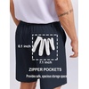 image:imageCOOFANDY Mens Casual Shorts 7 Stretch Golf Shorts with 4 Pockets Quick Dry Lightweight Shorts Dress for Hiking WorkNavy Blue