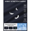 image:imageCOOFANDY Mens Casual Shorts 7 Stretch Golf Shorts with 4 Pockets Quick Dry Lightweight Shorts Dress for Hiking WorkNavy Blue
