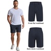 image:imageCOOFANDY Mens Casual Shorts 7 Stretch Golf Shorts with 4 Pockets Quick Dry Lightweight Shorts Dress for Hiking WorkNavy Blue