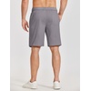 image:imageCOOFANDY Mens Casual Shorts 9 Elastic Waist Chino Shorts Lightweight Summer Dress Shorts with PocketsGrey