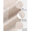 image:imageCOOFANDY Mens Casual Shorts 9 Flat Front Elastic Waist Linen Dress Shorts Lightweight Summer Outfits with PocketsBeige