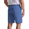 image:imageCOOFANDY Mens Casual Shorts 9 Flat Front Elastic Waist Linen Dress Shorts Lightweight Summer Outfits with PocketsBlue