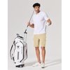image:imageCOOFANDY Mens Casual Shorts 9 Lightweight Cargo Shorts for Golf Hiking Work Fishing with 5 PocketsButter Yellow