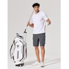 image:imageCOOFANDY Mens Casual Shorts 9 Lightweight Cargo Shorts for Golf Hiking Work Fishing with 5 PocketsDark Gray