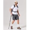 image:imageCOOFANDY Mens Casual Shorts 9 Lightweight Cargo Shorts for Golf Hiking Work Fishing with 5 PocketsDark Gray
