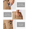 image:imageCOOFANDY Mens Casual Shorts 9 Lightweight Cargo Shorts for Golf Hiking Work Fishing with 5 PocketsKhaki