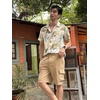 image:imageCOOFANDY Mens Casual Shorts 9 Lightweight Cargo Shorts for Golf Hiking Work Fishing with 5 PocketsKhaki