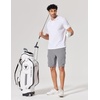 image:imageCOOFANDY Mens Casual Shorts 9 Lightweight Cargo Shorts for Golf Hiking Work Fishing with 5 PocketsLight Gray