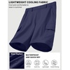 image:imageCOOFANDY Mens Casual Shorts 9 Lightweight Cargo Shorts for Golf Hiking Work Fishing with 5 PocketsNavy Blue