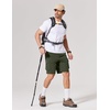 image:imageCOOFANDY Mens Casual Shorts 9 Lightweight Cargo Shorts for Golf Hiking Work Fishing with 5 PocketsOlive Green