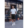 image:imageCOOFANDY Mens Casual Shorts ClassicFit 9 Chino Shorts Cotton Stretch Golf Short with 4 PocketsBlack