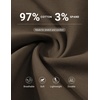 image:imageCOOFANDY Mens Casual Shorts ClassicFit 9 Chino Shorts Cotton Stretch Golf Short with 4 PocketsDark Olive