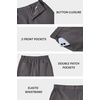 image:imageCOOFANDY Mens Casual Shorts ClassicFit 9 Chino Shorts Cotton Stretch Golf Short with 4 PocketsGrey