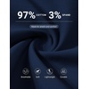 image:imageCOOFANDY Mens Casual Shorts ClassicFit 9 Chino Shorts Cotton Stretch Golf Short with 4 PocketsNavy