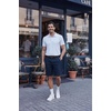 image:imageCOOFANDY Mens Casual Shorts ClassicFit 9 Chino Shorts Cotton Stretch Golf Short with 4 PocketsNavy