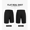 image:imageCOOFANDY Mens Casual Shorts Cotton Drawstring 9 inch Chino Shorts Stretch Elastic Waist Summer Beach Golf ShortsAblack