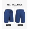 image:imageCOOFANDY Mens Casual Shorts Cotton Drawstring 9 inch Chino Shorts Stretch Elastic Waist Summer Beach Golf ShortsDenim Blue