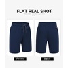 image:imageCOOFANDY Mens Casual Shorts Cotton Drawstring 9 inch Chino Shorts Stretch Elastic Waist Summer Beach Golf ShortsNavy Blue