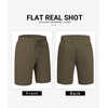 image:imageCOOFANDY Mens Casual Shorts Cotton Drawstring 9 inch Chino Shorts Stretch Elastic Waist Summer Beach Golf ShortsOlive Green