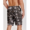 image:imageCOOFANDY Mens Casual Shorts Cotton Drawstring Elastic Waist Lightweight 9 Chino Golf Shorts Summer Beach ShortsCamouflage 1