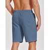 image:imageCOOFANDY Mens Casual Shorts Cotton Drawstring Elastic Waist Lightweight 9 Chino Golf Shorts Summer Beach ShortsDenim Blue