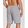 image:imageCOOFANDY Mens Casual Shorts Cotton Drawstring Elastic Waist Lightweight 9 Chino Golf Shorts Summer Beach ShortsGrey