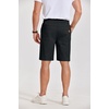 image:imageCOOFANDY Mens Casual Shorts Cotton Elastic Waist Drawstring Shorts Lightweight Summer Beach ShortsAblack