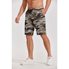 image:imageCOOFANDY Mens Casual Shorts Cotton Elastic Waist Drawstring Shorts Lightweight Summer Beach ShortsAcamouflage