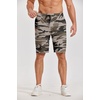 image:imageCOOFANDY Mens Casual Shorts Cotton Elastic Waist Drawstring Shorts Lightweight Summer Beach ShortsAcamouflage