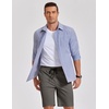 image:imageCOOFANDY Mens Casual Shorts Cotton Elastic Waist Drawstring Shorts Lightweight Summer Beach ShortsAdark Grey