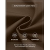 image:imageCOOFANDY Mens Casual Shorts Cotton Elastic Waist Drawstring Shorts Lightweight Summer Beach ShortsBrown