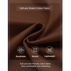 image:imageCOOFANDY Mens Casual Shorts Cotton Elastic Waist Drawstring Shorts Lightweight Summer Beach ShortsBrown2