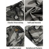 image:imageCOOFANDY Mens Casual Shorts Cotton Elastic Waist Drawstring Shorts Lightweight Summer Beach ShortsCamouflage 1