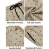 image:imageCOOFANDY Mens Casual Shorts Cotton Elastic Waist Drawstring Shorts Lightweight Summer Beach ShortsCoconut Tree Light Khaki
