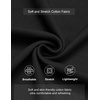 image:imageCOOFANDY Mens Casual Shorts Cotton Elastic Waist Shorts Drawstring Summer Beach ShortsBlack