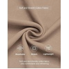 image:imageCOOFANDY Mens Casual Shorts Cotton Elastic Waist Shorts Drawstring Summer Beach ShortsBlack Dark Khaki