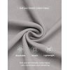 image:imageCOOFANDY Mens Casual Shorts Cotton Elastic Waist Shorts Drawstring Summer Beach ShortsLight Grey