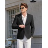 image:imageCOOFANDY Mens Casual Sport Coat Blazer Two Buttons Knit Lightweight Suit JacketsBlack
