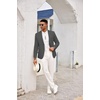 image:imageCOOFANDY Mens Casual Sport Coat Lightweight Two Button Blazer Slim Fit Business JacketsDark Grey