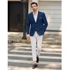 image:imageCOOFANDY Mens Causal Blazer Two Button Suit Jackets Lightweight Slim Fit Sports CoatsDark Blue