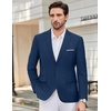 image:imageCOOFANDY Mens Causal Blazer Two Button Suit Jackets Lightweight Slim Fit Sports CoatsDark Blue