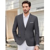 image:imageCOOFANDY Mens Causal Blazer Two Button Suit Jackets Lightweight Slim Fit Sports CoatsDark Gray