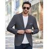 image:imageCOOFANDY Mens Causal Blazer Two Button Suit Jackets Lightweight Slim Fit Sports CoatsDark Gray