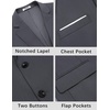 image:imageCOOFANDY Mens Causal Blazer Two Button Suit Jackets Lightweight Slim Fit Sports CoatsDark Gray