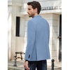 image:imageCOOFANDY Mens Causal Blazer Two Button Suit Jackets Lightweight Slim Fit Sports CoatsLight Blue